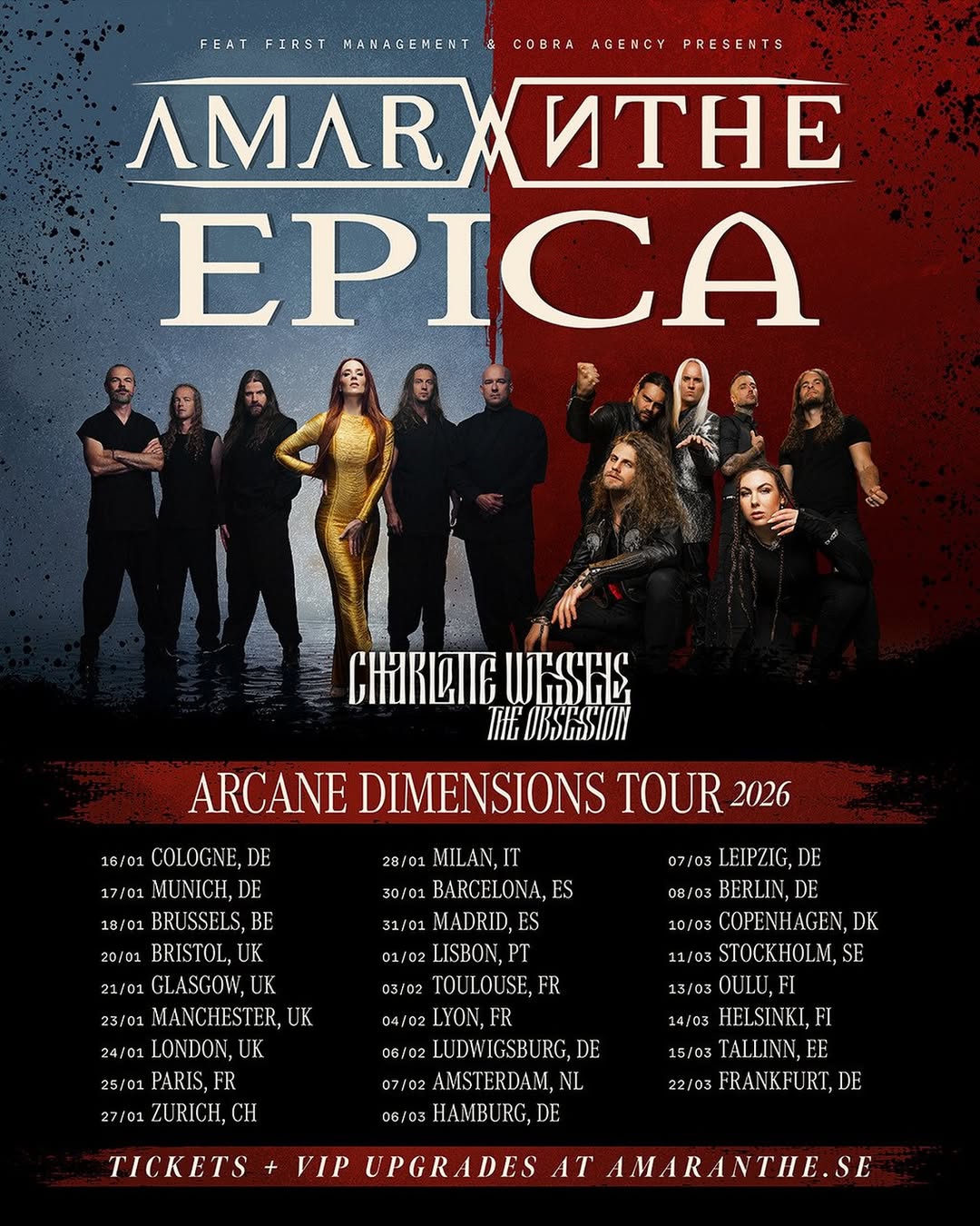 Charlotte Wessels Arcane Dimensions Tour Poster 2026